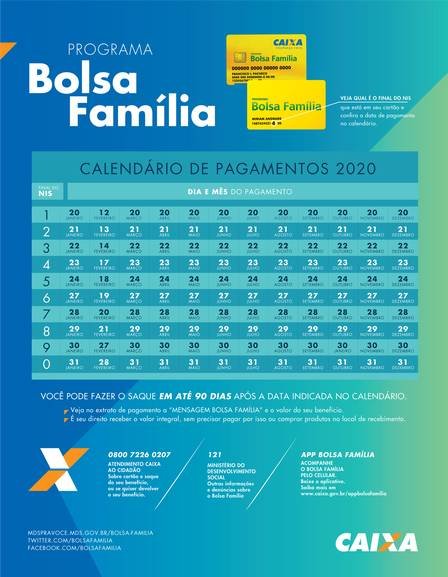 Ministério da Cidadania divulga calendário do Bolsa ...