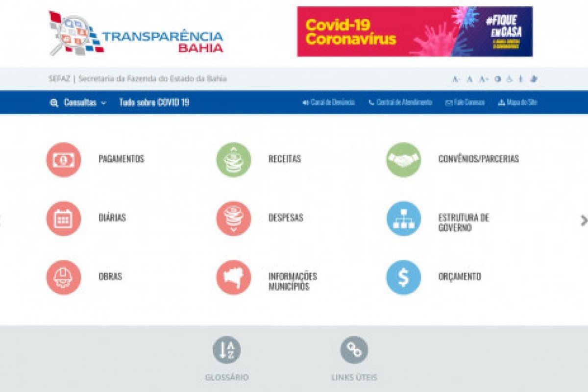 Governo Da Bahia Lança Novo Portal Que Promete Ampliar Transparência Durante Pandemia Bahia 5110