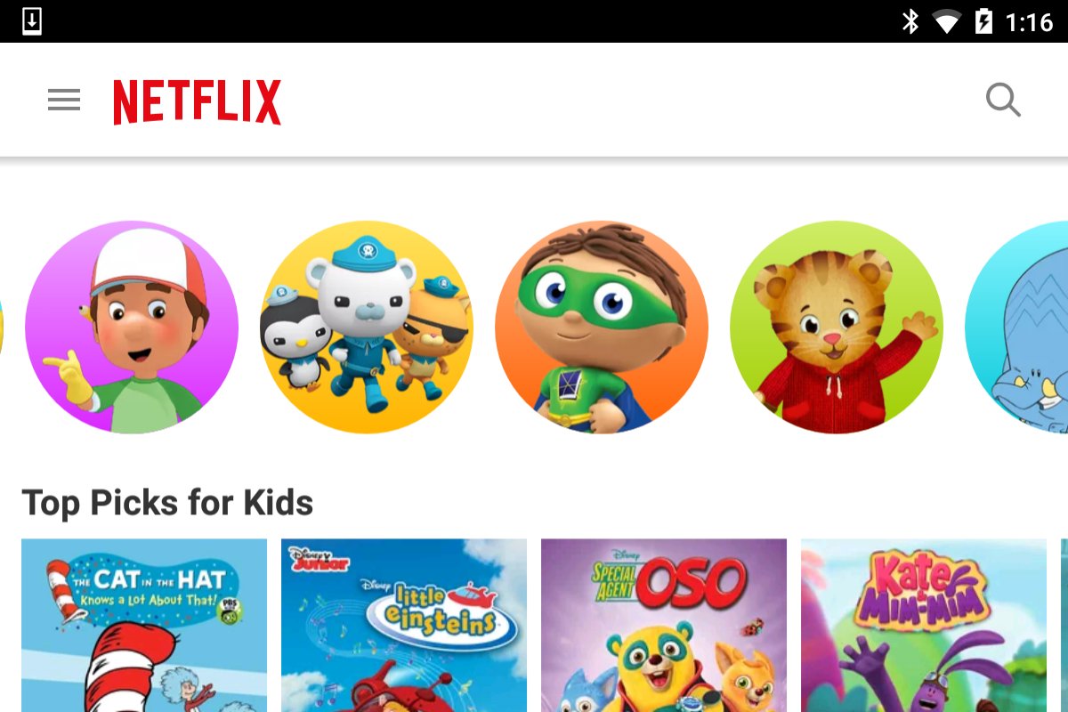 Netflix revela interface mais amigável para perfis infantis • B9