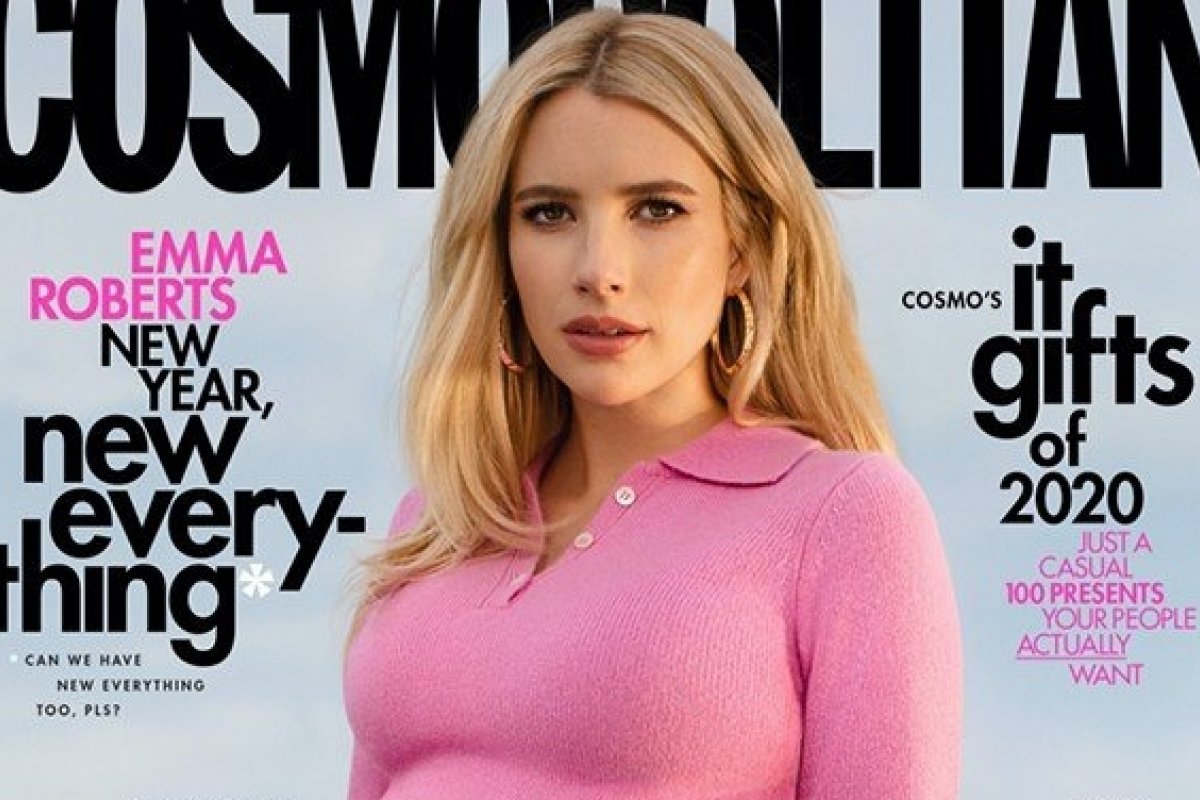 Grávida, Emma Roberts posa para a ‘Cosmopolitan’ - Michel Telles ...